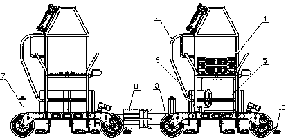 Fully automatic unmanned subway or urban railway track detection method