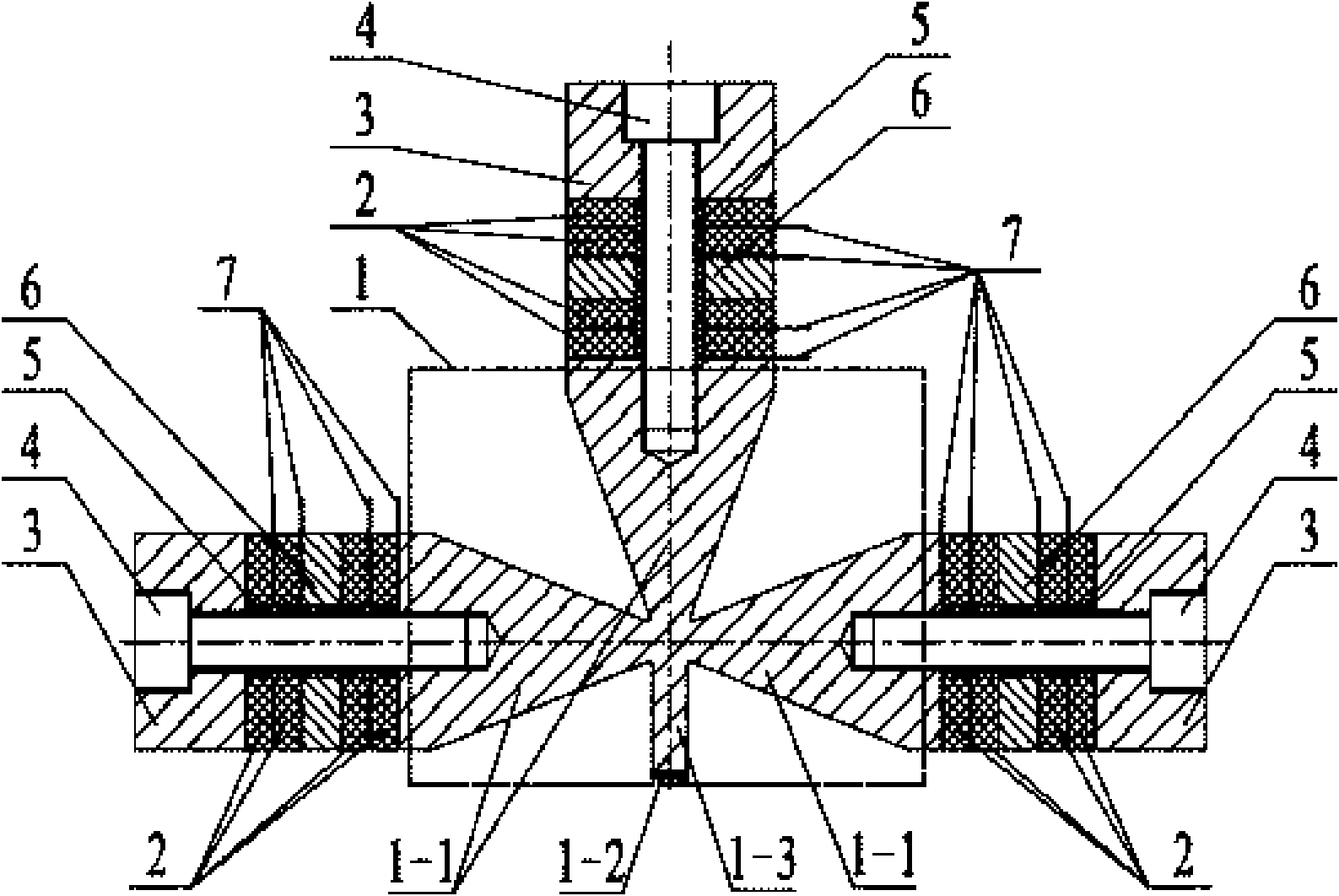 T-shaped linear ultrasonic motor oscillator