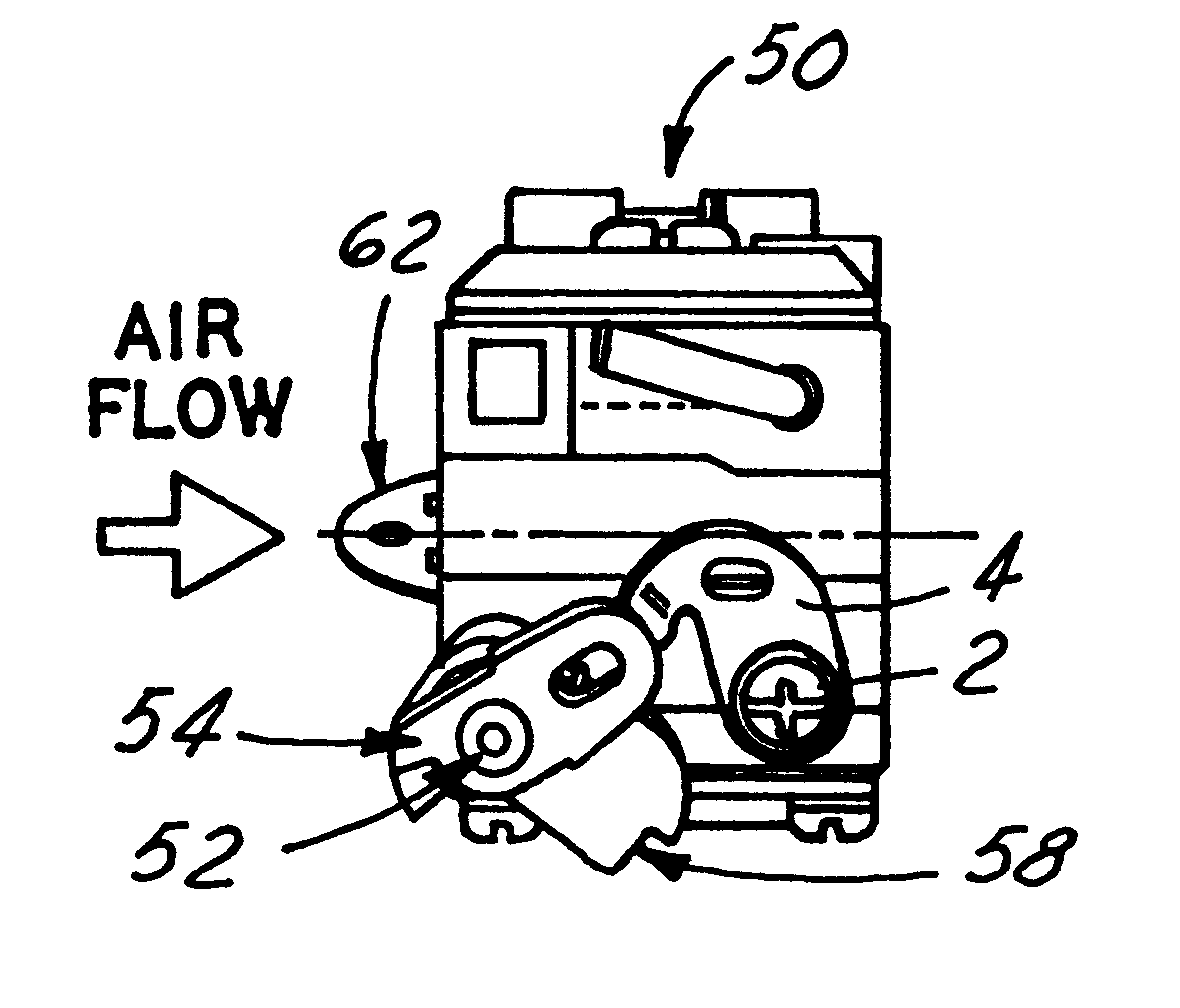 Carburetor throttle and choke control mechanism