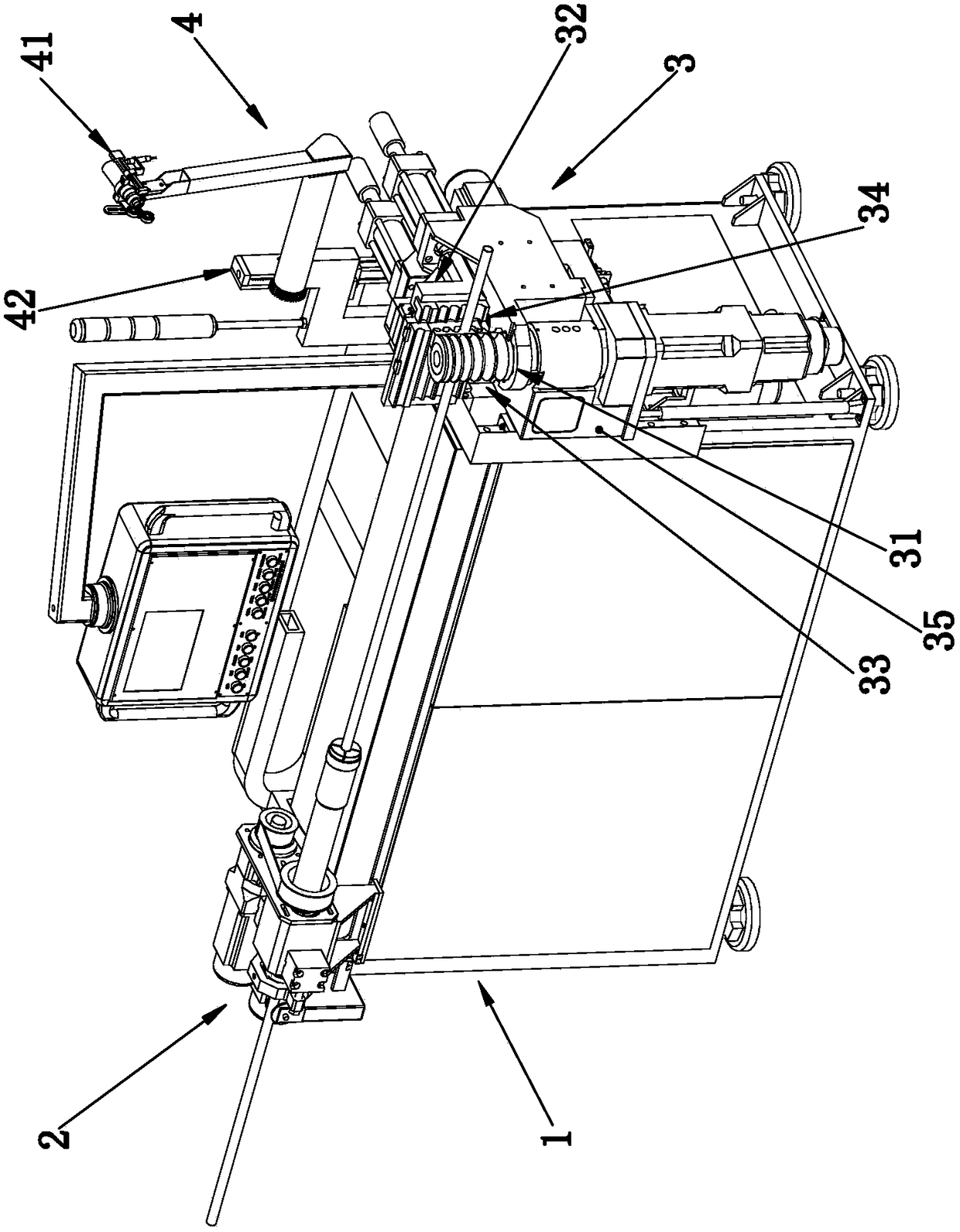 Fully automatic tube bending and forming equipment