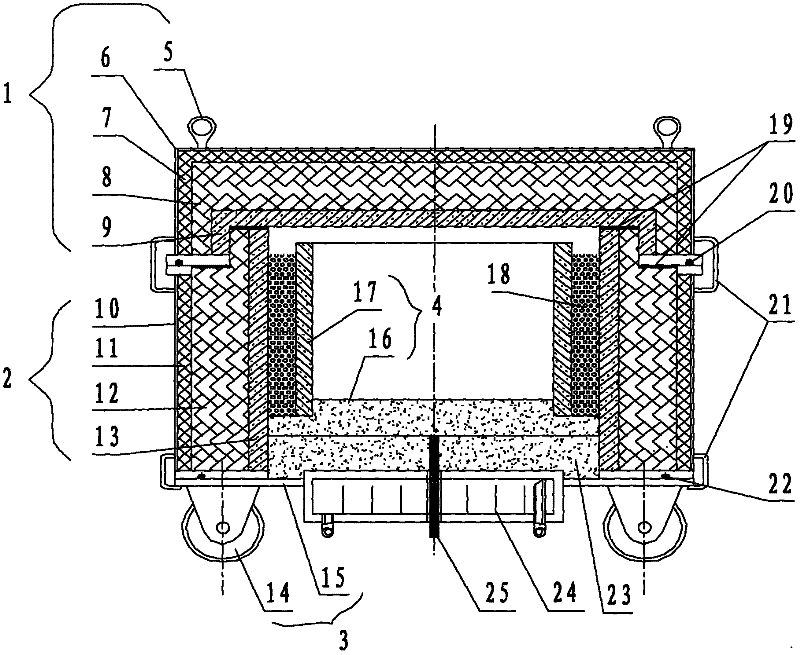 An energy-saving device for directional solidification and impurity removal of metallurgical silicon