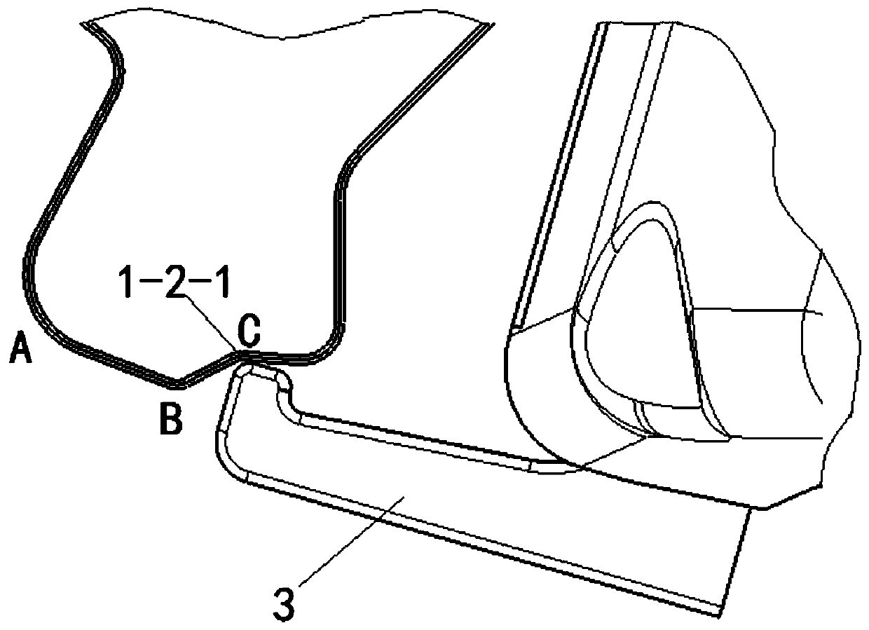 Structure for improving handle loosening force of automobile steering column