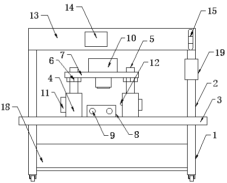 Electric actuator press-fitting operating table