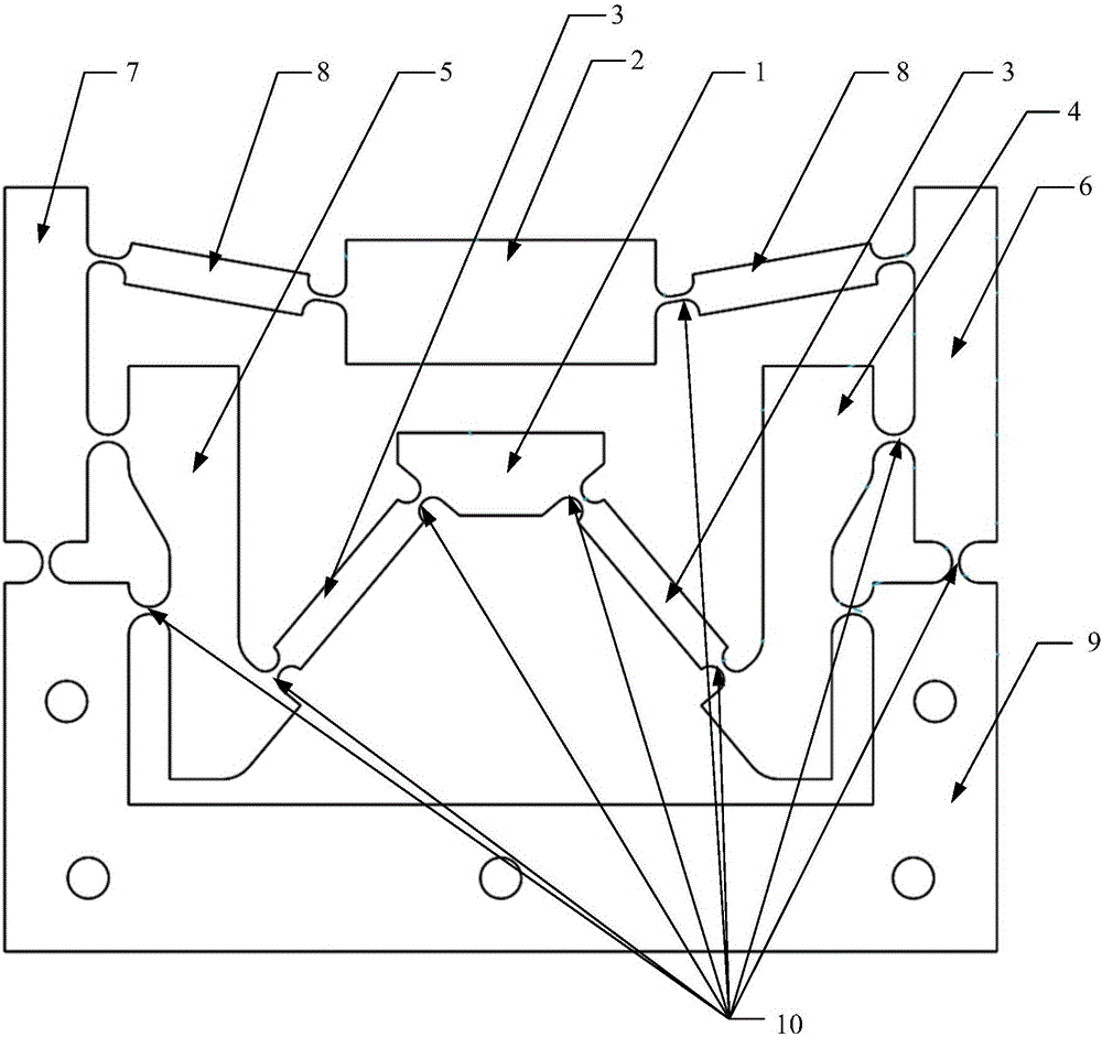 Micro-displacement amplifier and nano-positioning device