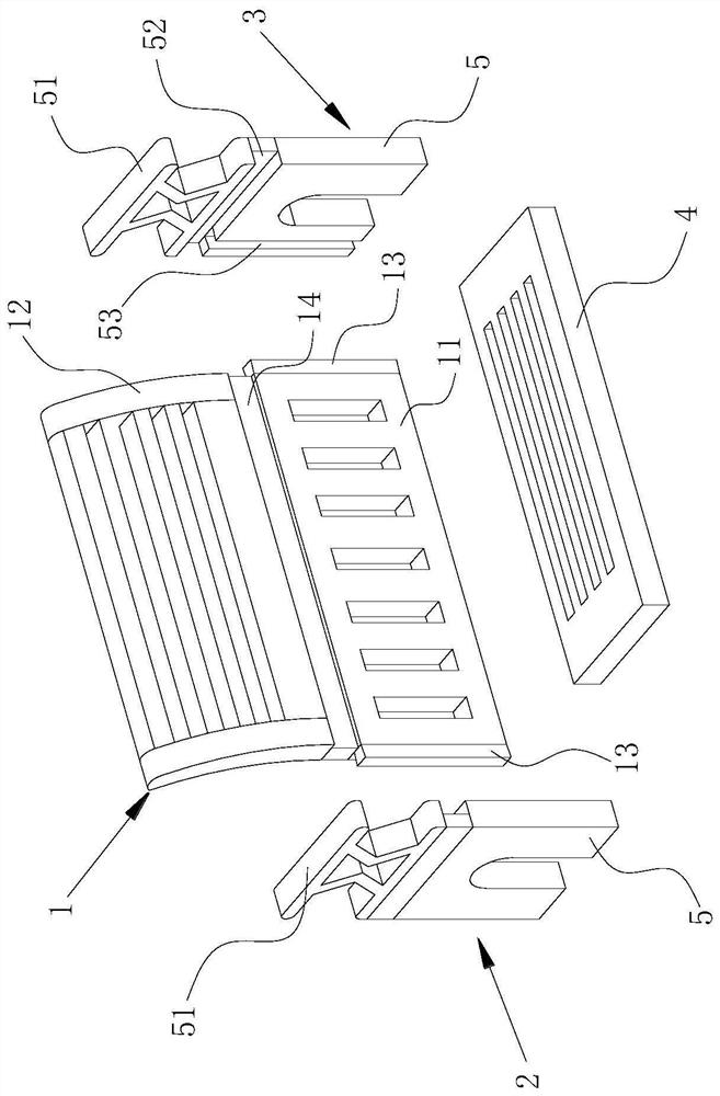 Assembly type concrete integrated bench