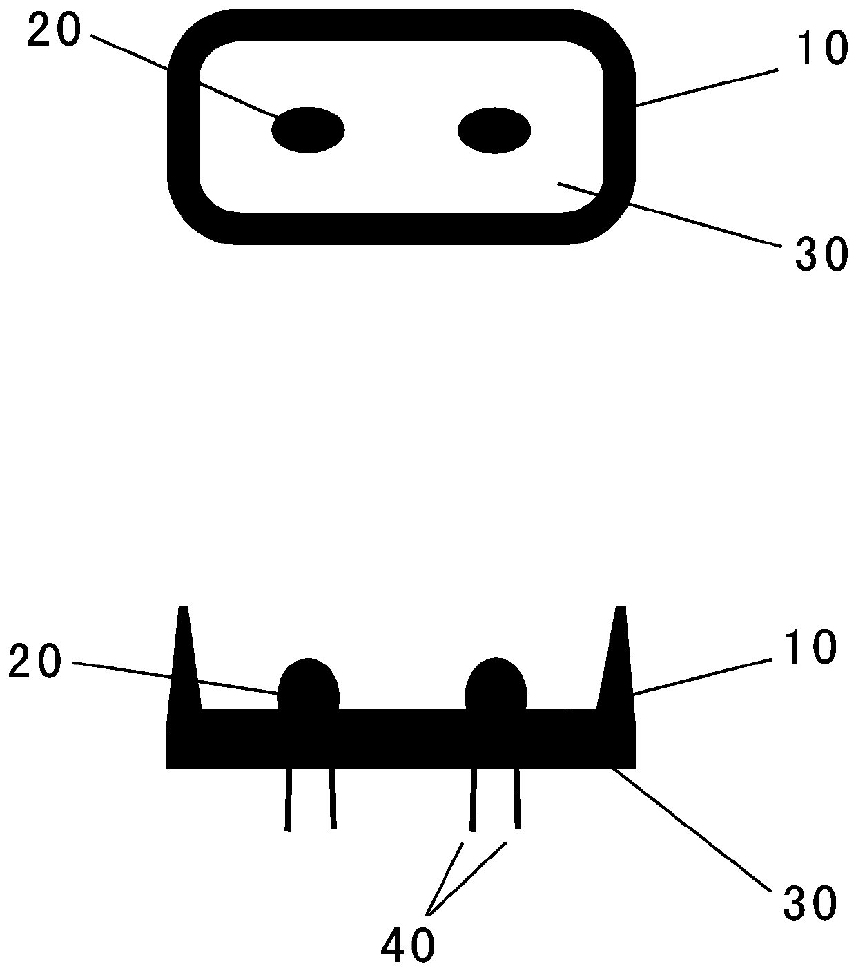 Skirt-type sensor device capable of accurately measuring skin temperature