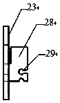 Reset mechanism of lock cylinder fixed type cross-shaped mechanical anti-theft lock