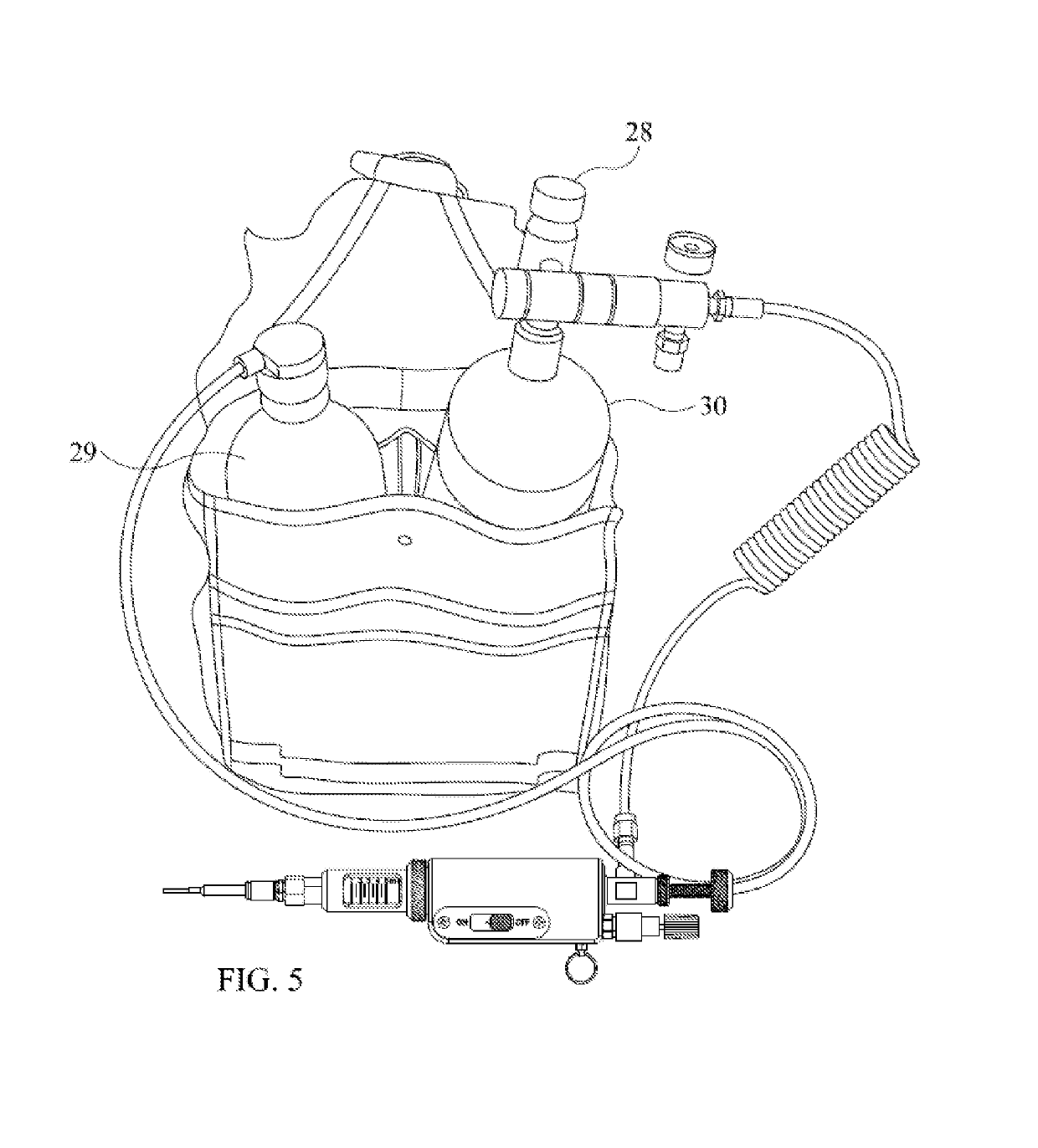 Hand-held miniature automatic tree injection device