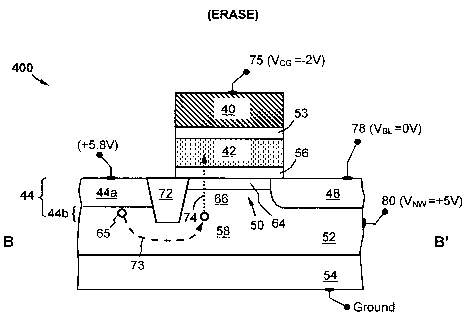 P-channel electrically alterable non-volatile memory cell