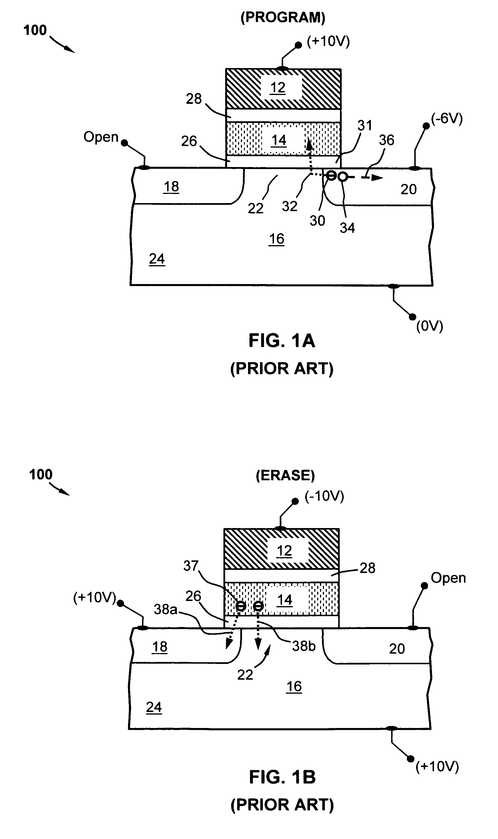 P-channel electrically alterable non-volatile memory cell