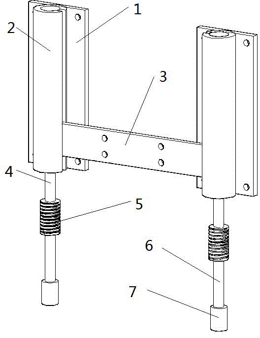 Wall-mounted display screen support