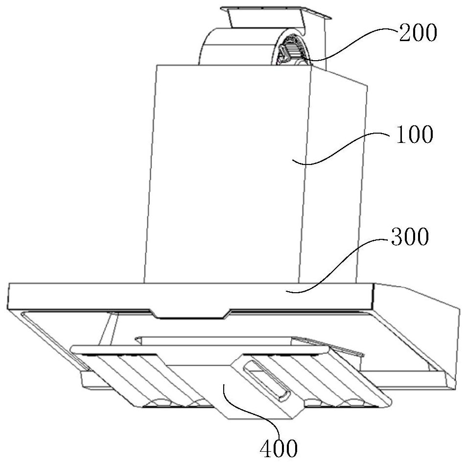 Airfoil body device and range hood