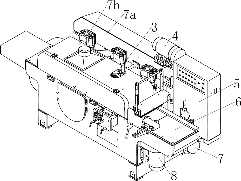 Three-axis sectioning multi-blade saw