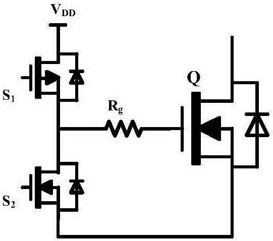 Isolation type high-frequency low-loss driving circuit