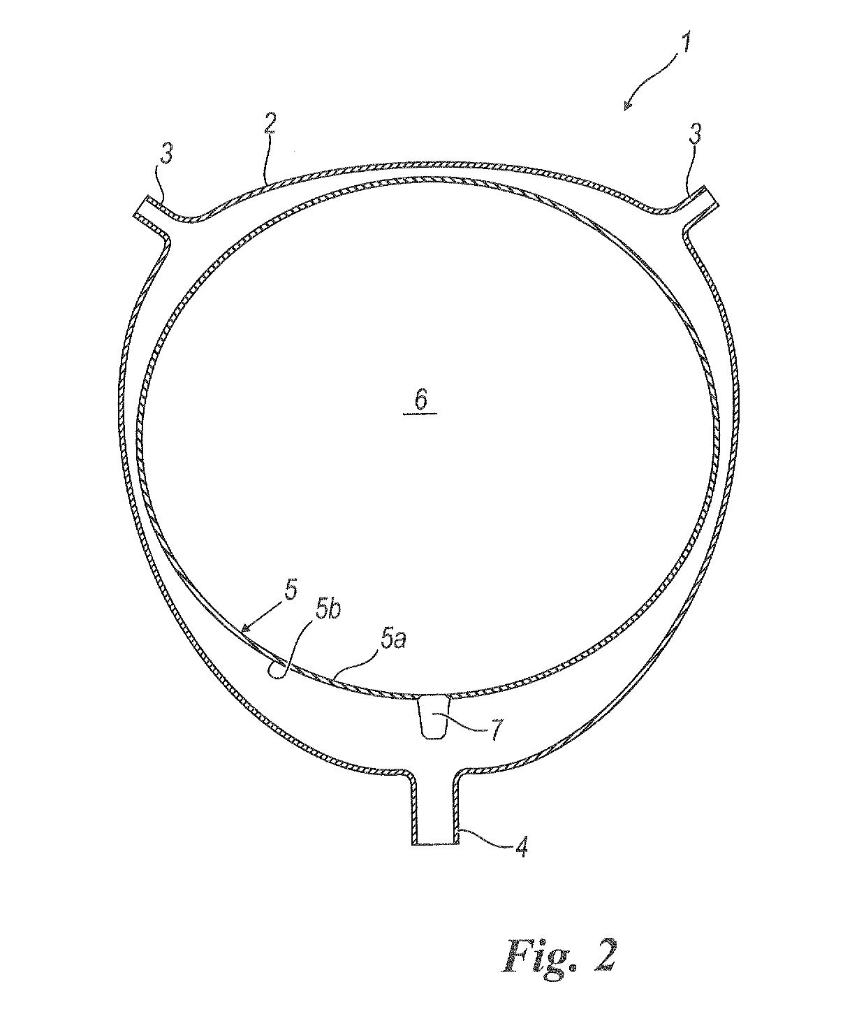 Orthotopic artificial bladder endoprosthesis