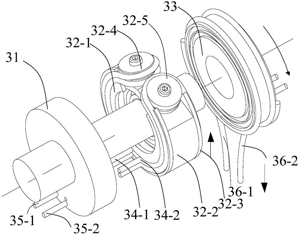 Modular rope-driven decoupling mechanical arm joint and working method thereof