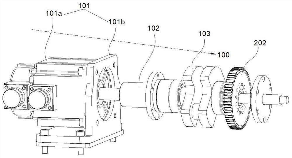 An engine balance system test platform device