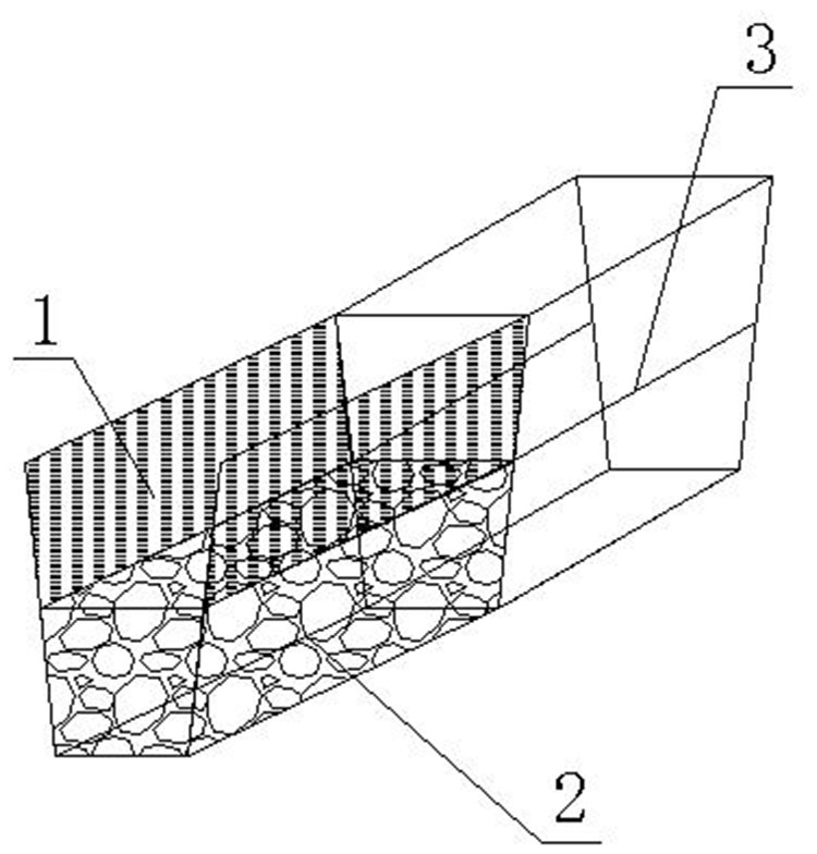 Long-distance deep and narrow pipe ditch stonework excavation and protection method