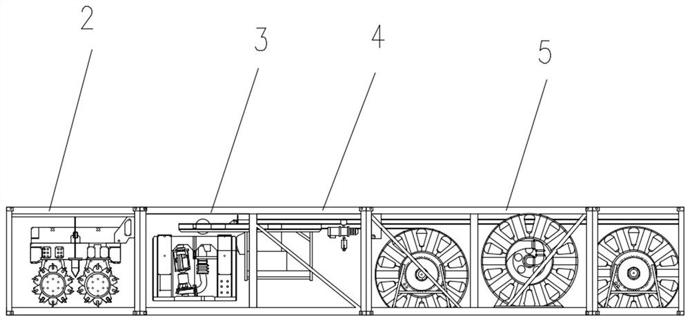 A modular slot milling device for underground wall construction