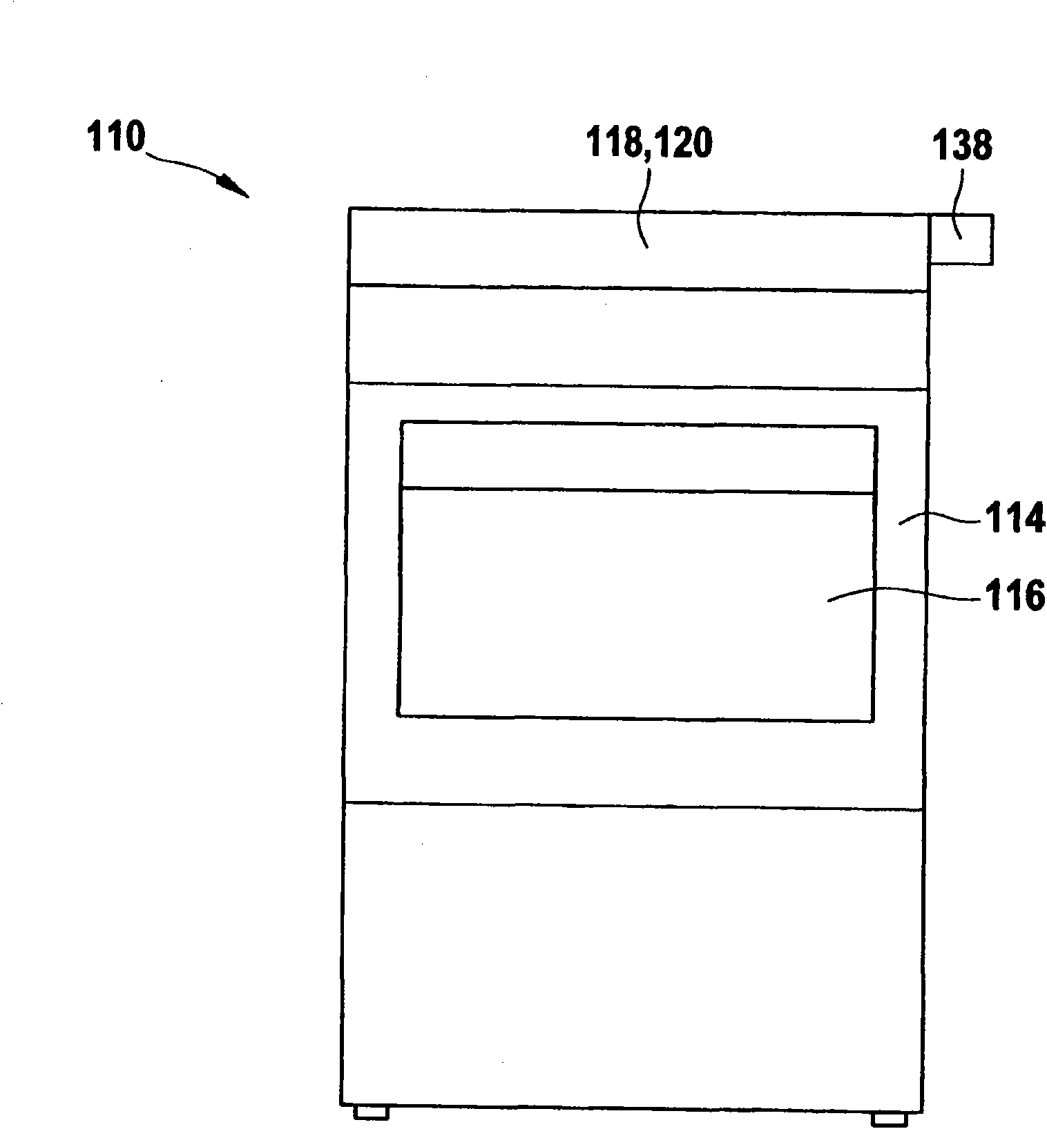 Front-load dishwasher machine with heat recovery