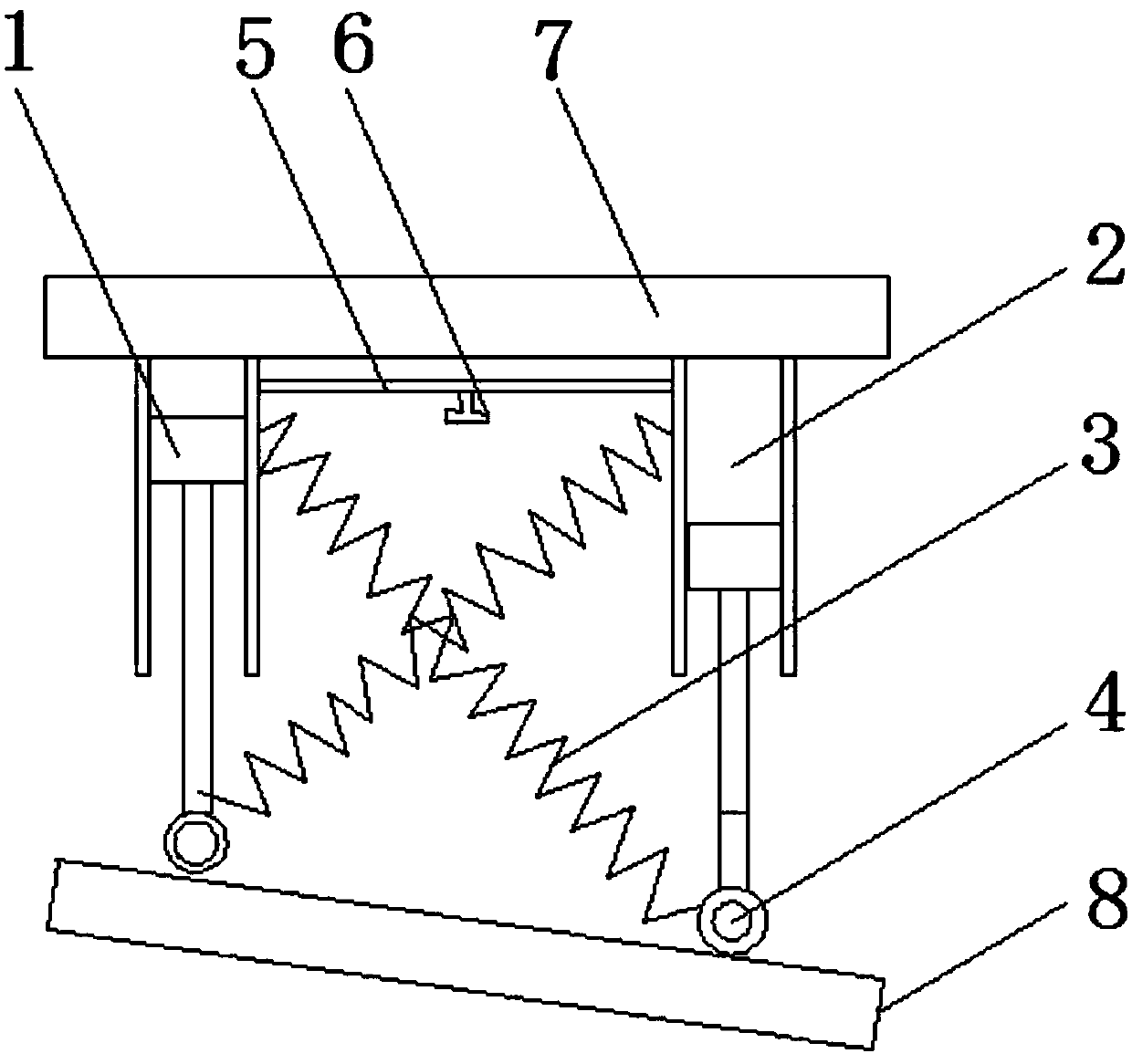 Anti-dumping safe wheelchair