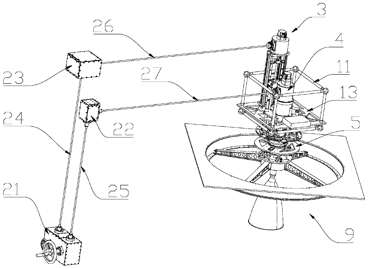 Suspension spinning mechanism and microgravity rollover state simulation system