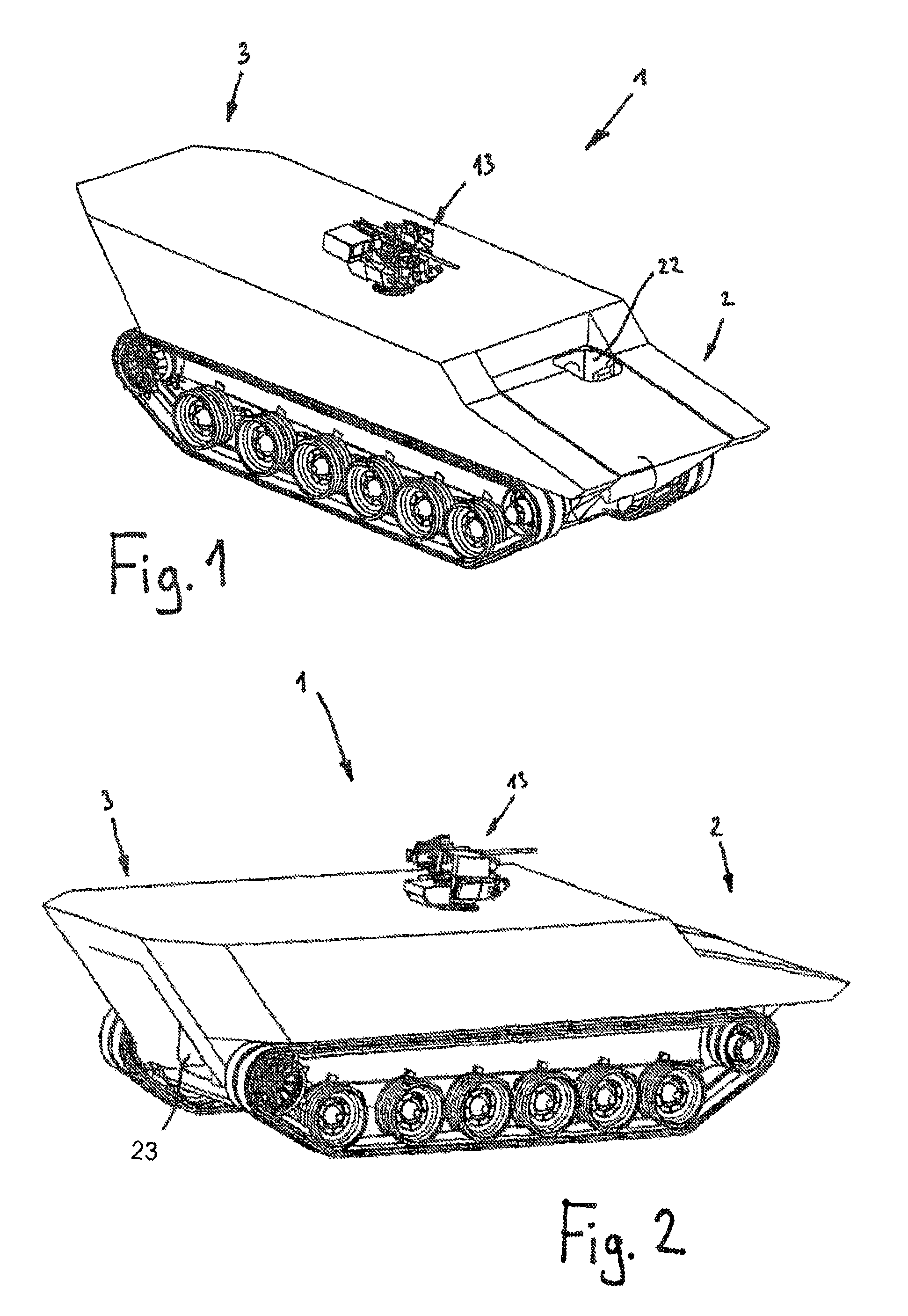 Amphibious vehicle and method for operating an amphibious vehicle