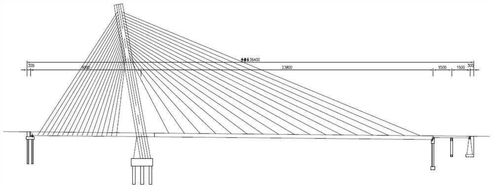 Single-leaning-tower cable-stayed bridge construction control method