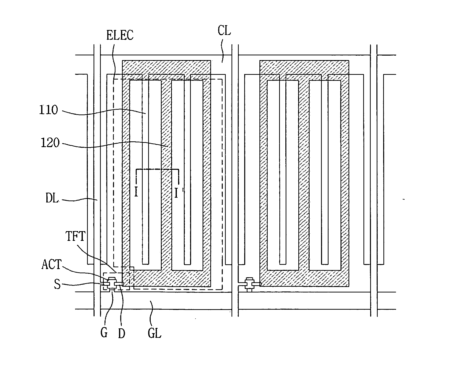 In-plane switching mode liquid crystal display device, and method for manufacturing the same
