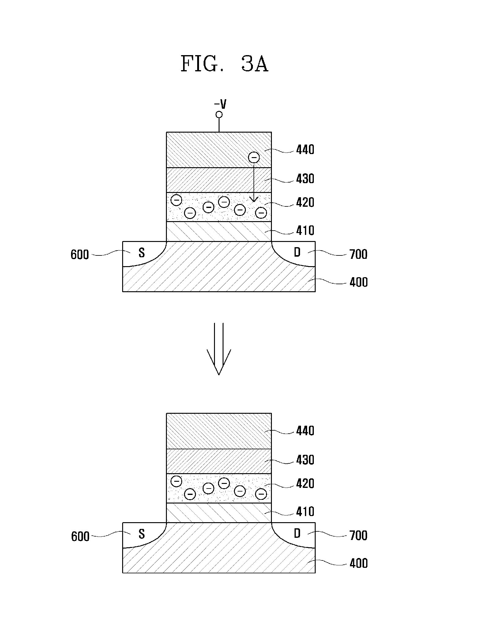 Nonvolatile memory device using a threshold voltage switching material and method for manufacturing same