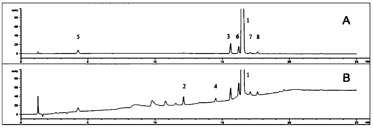 Method for detecting related substances of flunarizine hydrochloride preparation