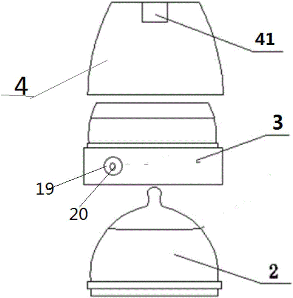 Feeding bottle with disinfection function and intelligent temperature adjustment