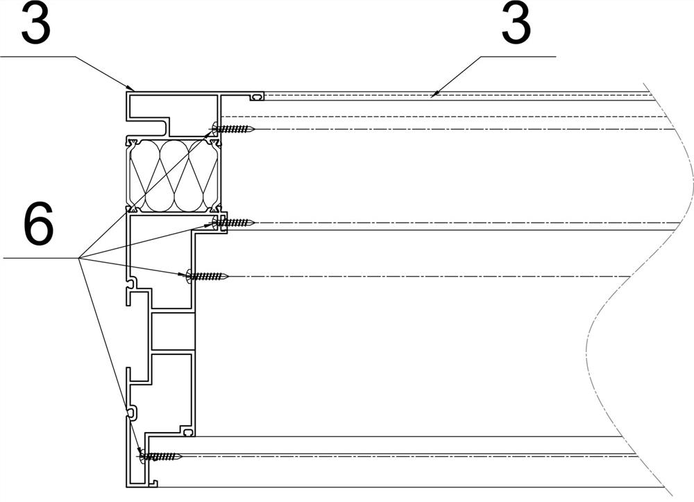 Closed inflatable double-layer unit curtain wall