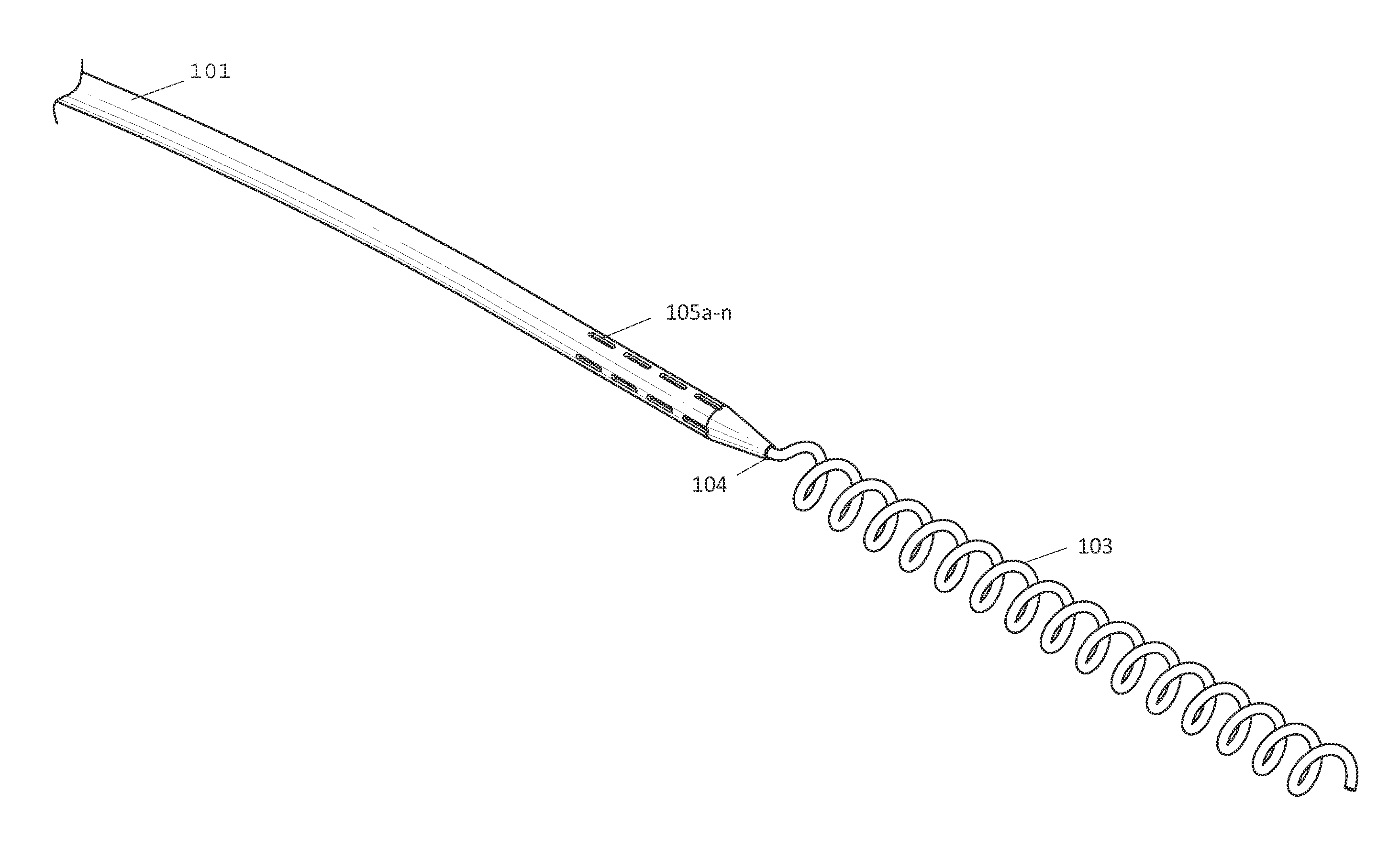 Catheter with body wall separator