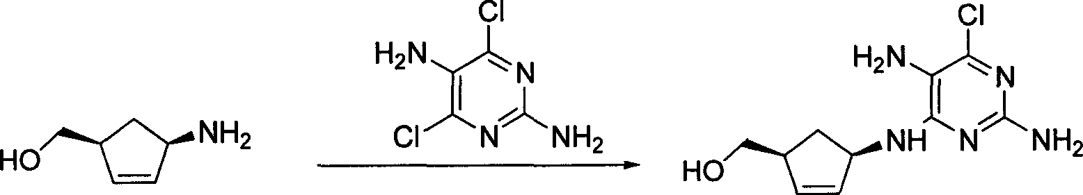 Process for preparing optics pure abacavir