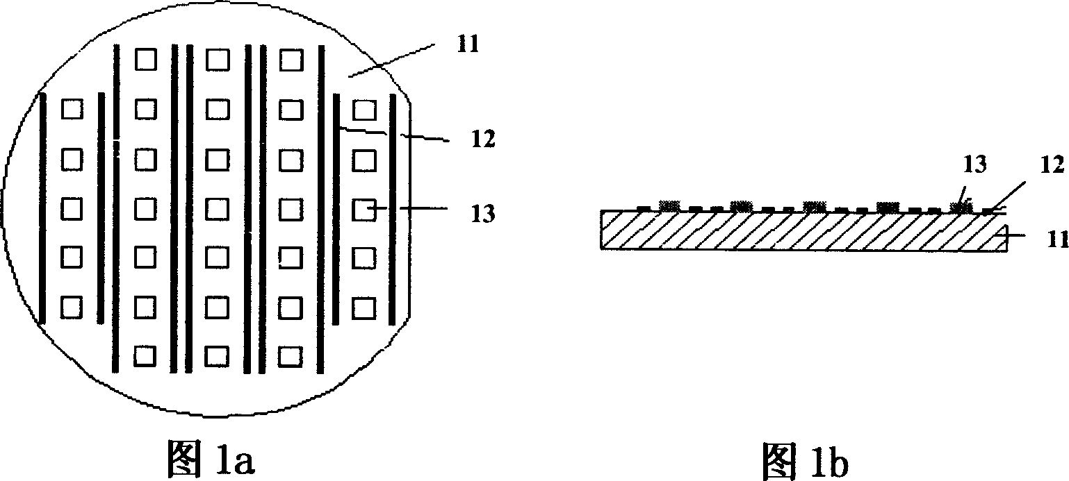 Method for encapsulating LED with rotary glue and optical etching technology