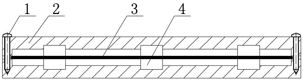 Gypsum board of double-layer silencing structure