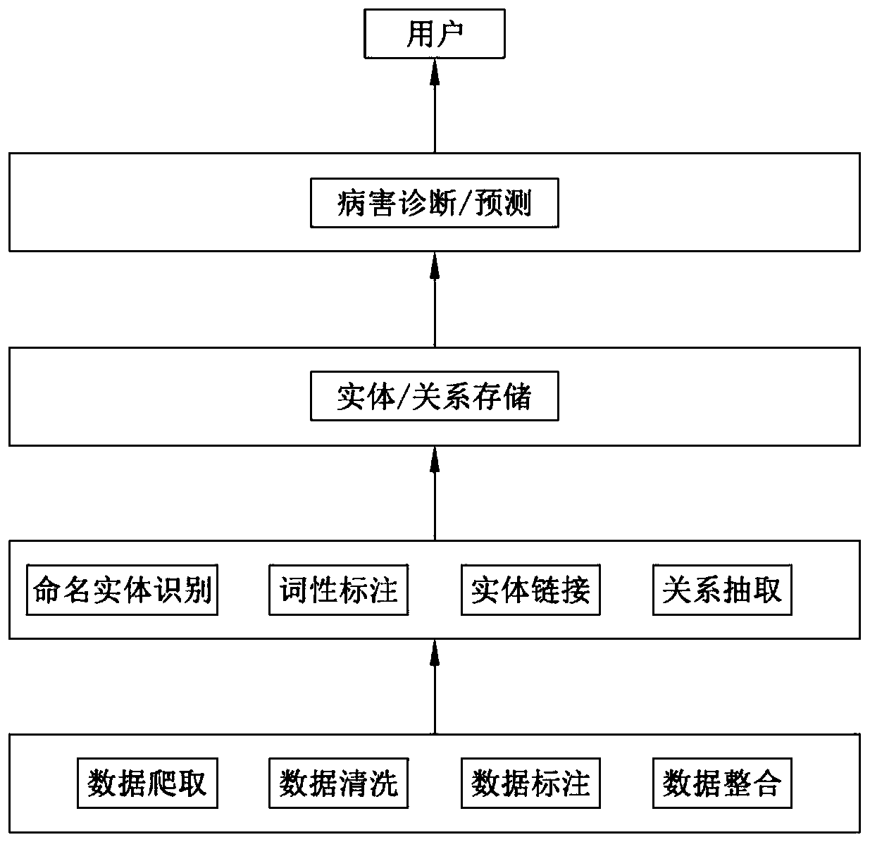 Rice disease prediction and diagnosis method based on knowledge graph