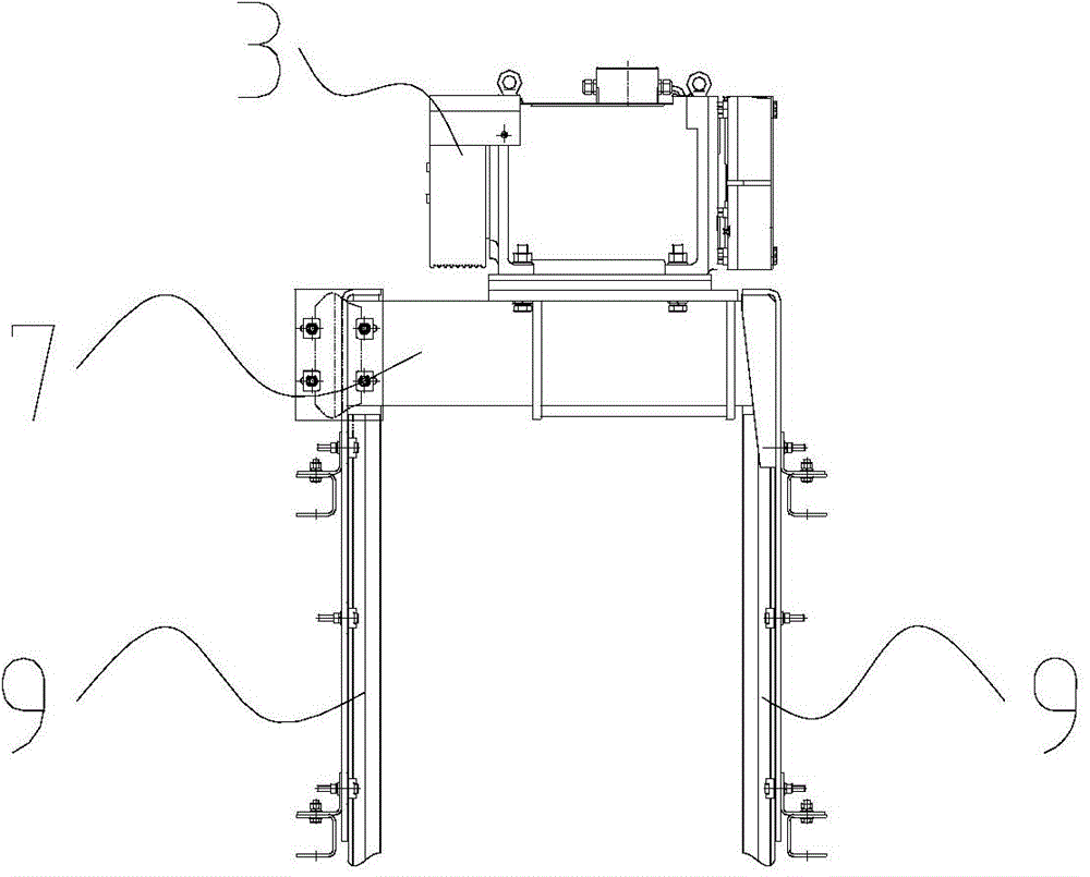 Arrangement structure for elevator without machine room