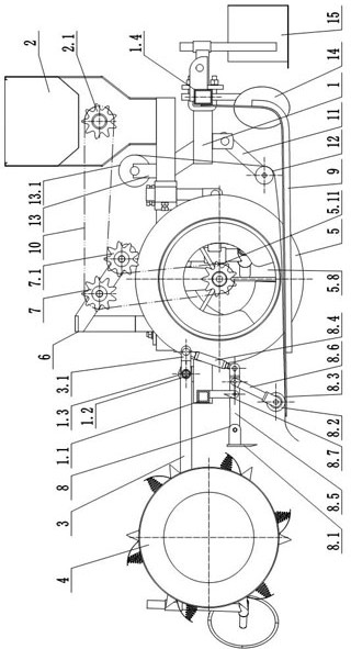 Automatic film mulching seeder