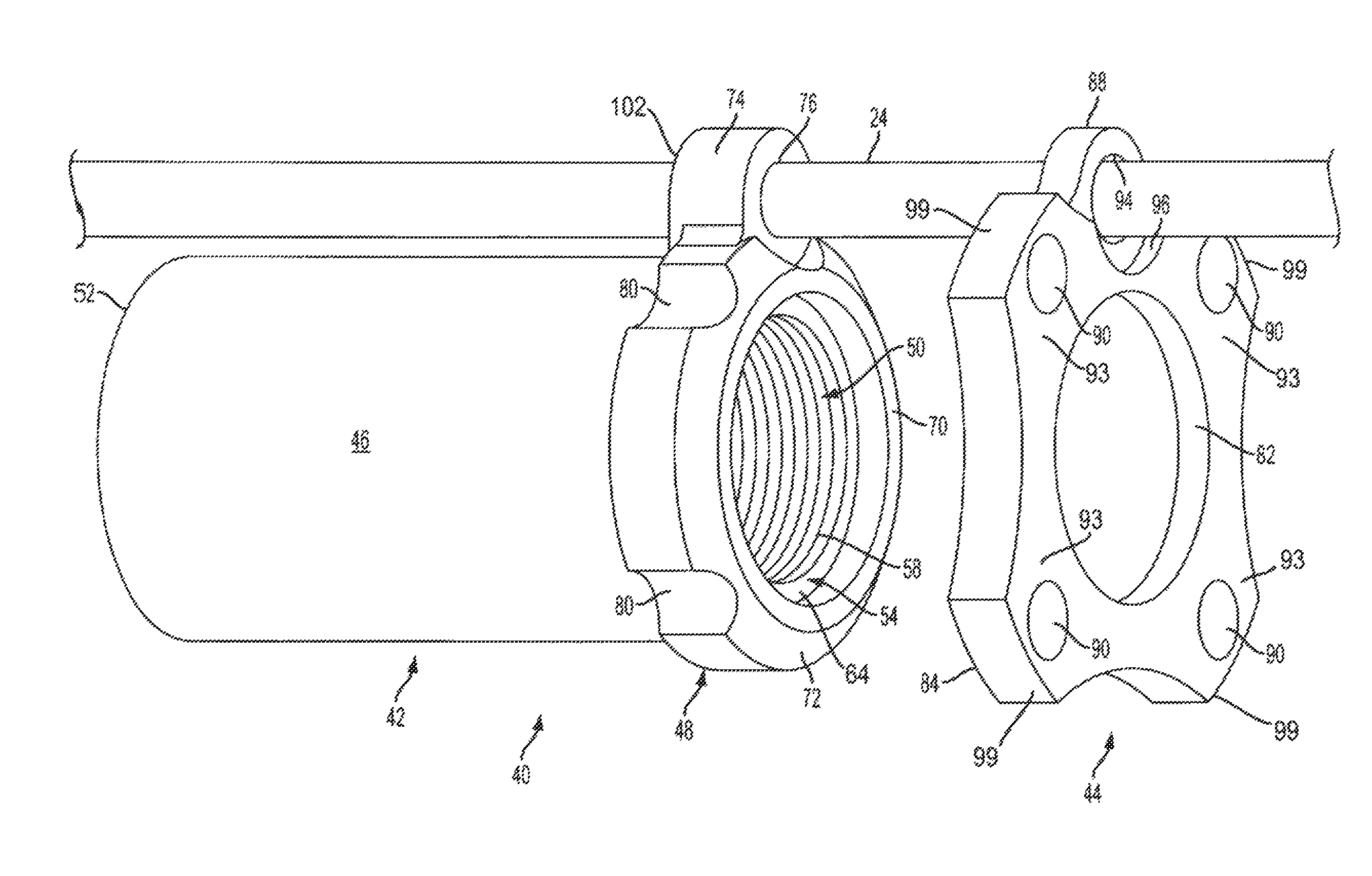 Barrel mounting and retention mechanism