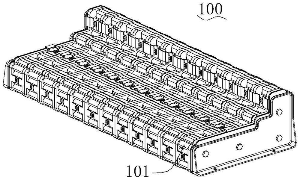 Battery module and battery pack thermal management device and system