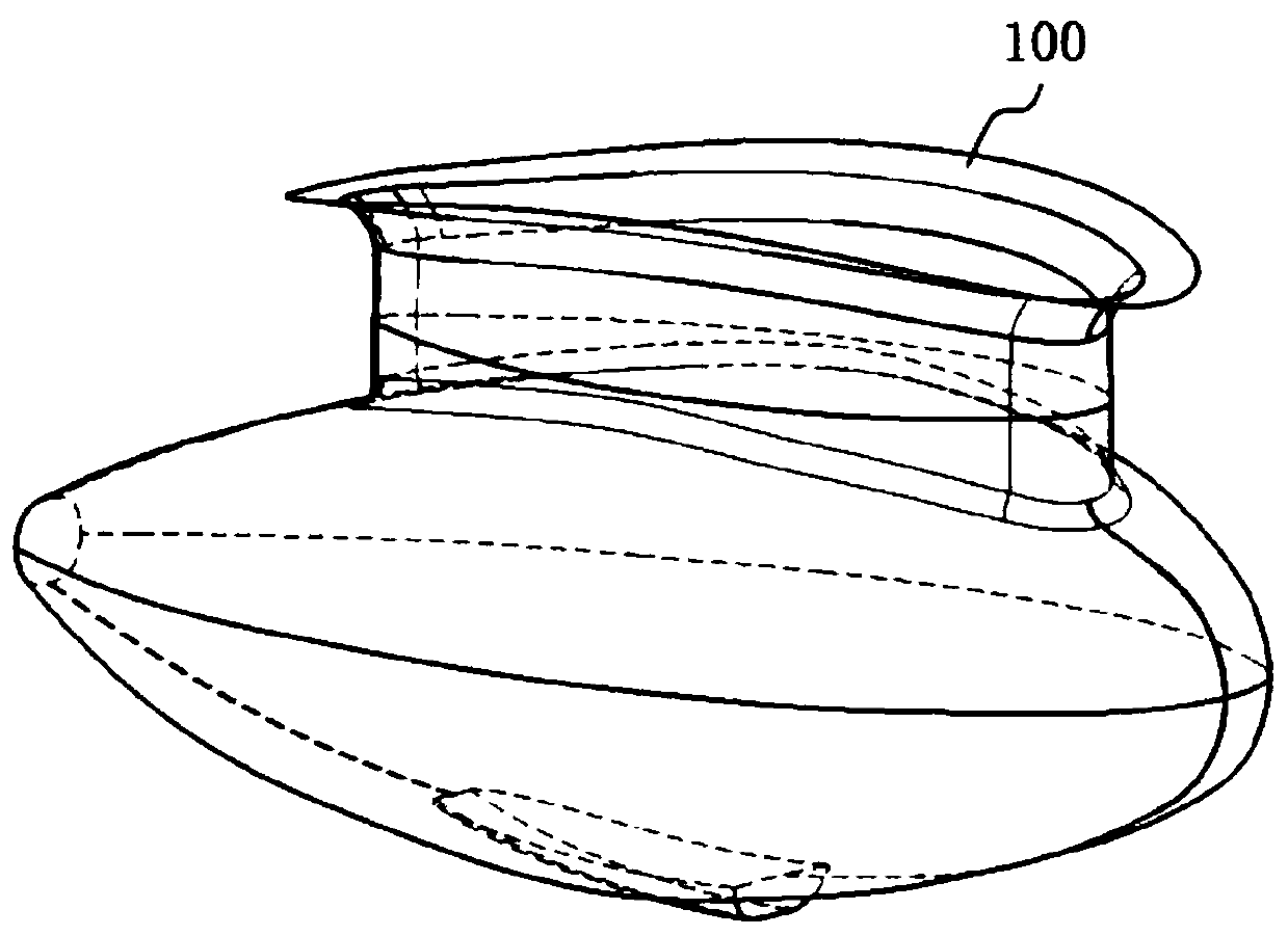 Lightweight abnormal-structure radome of unmanned aerial vehicle and forming method of lightweight abnormal-structure radome