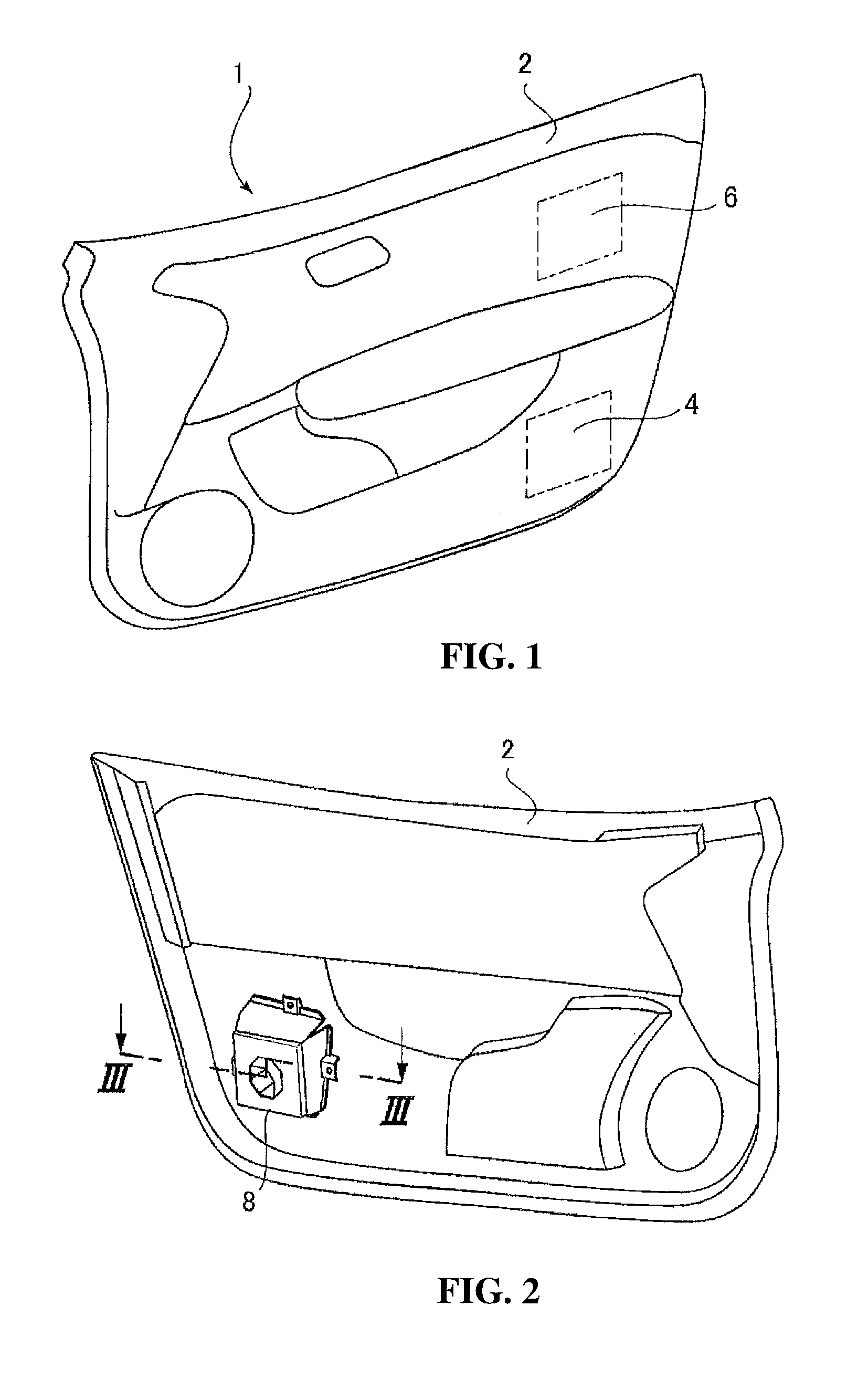 Impact absorbing body for a vehicle door trim - Eureka | Patsnap ...