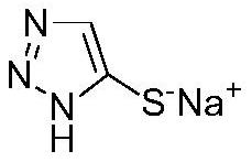 Synthesis method for preparing 5-sulfydryl-1, 2, 3-triazole sodium salt by one-pot method