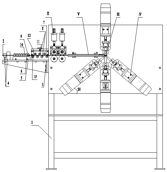 Fully-automatic ring making machine special for processing brazing alloy material and processing method thereof