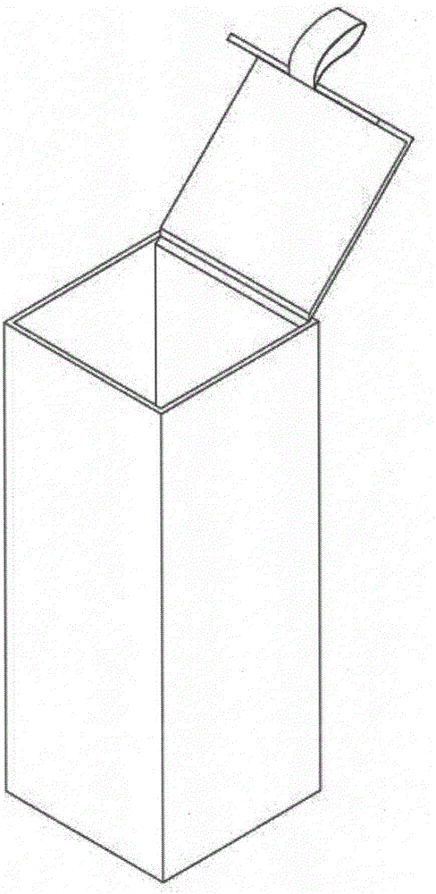 Packing box integrally formed with bottom by adopting paper package material