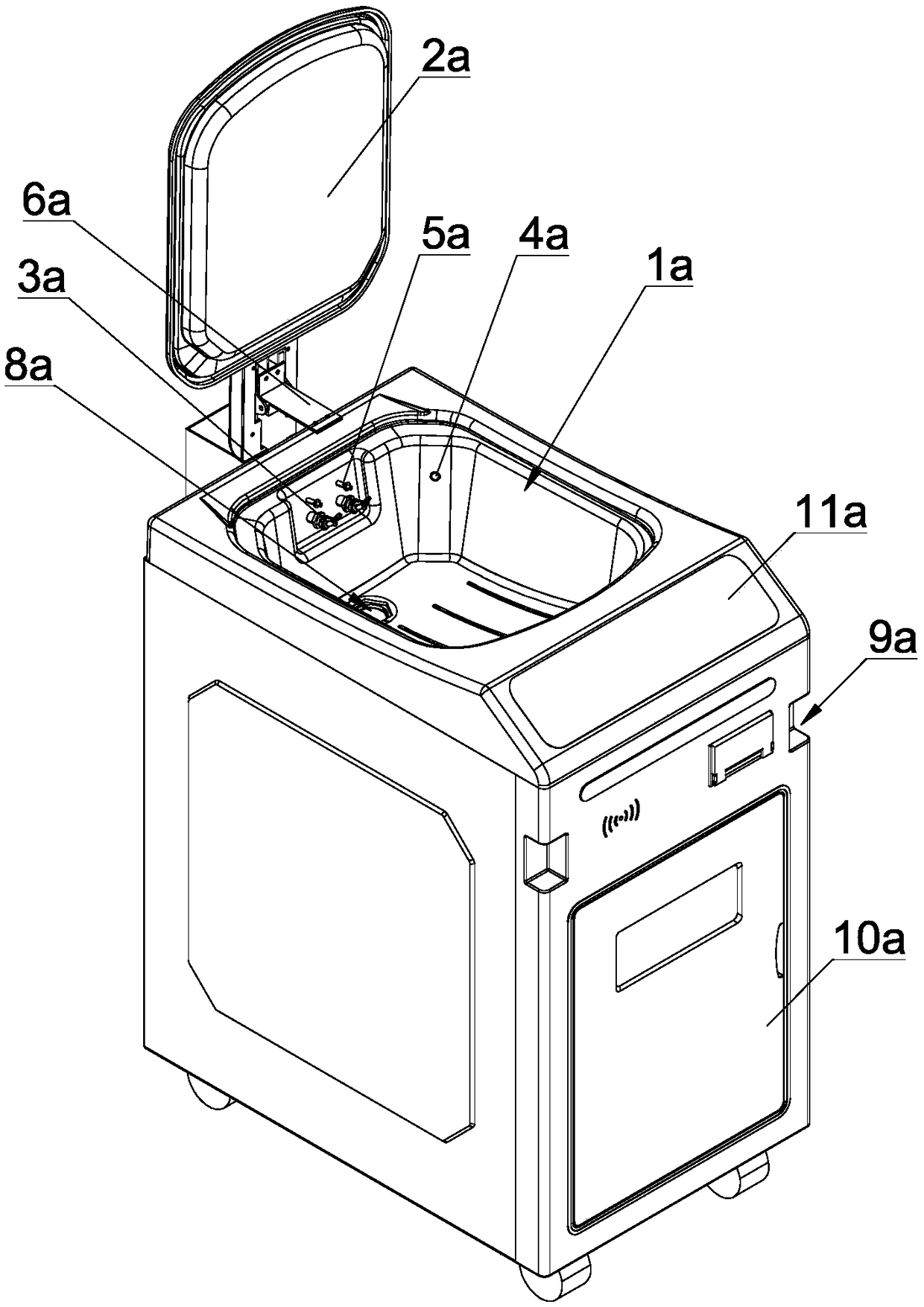 Full-soaking type endoscope washing machine