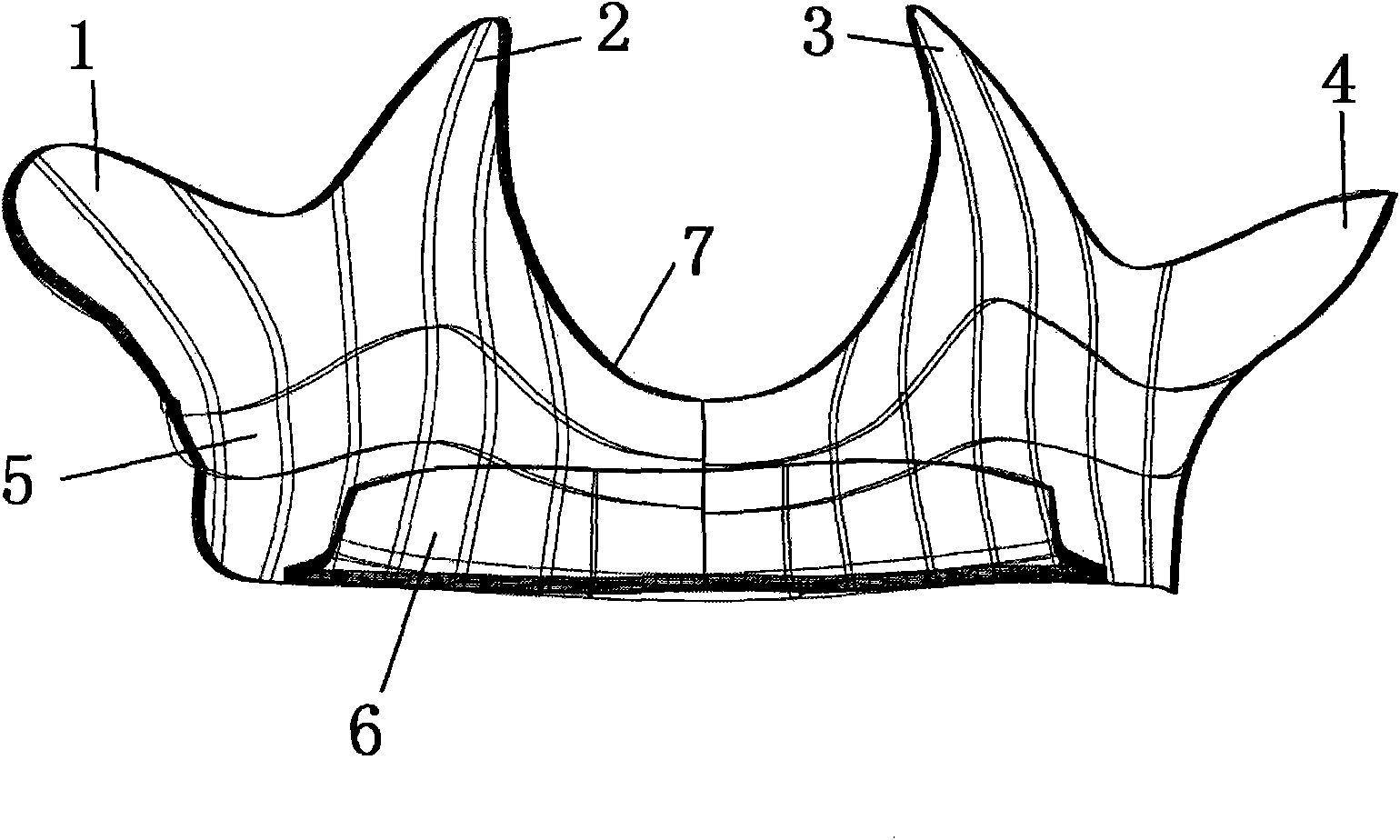 Maxillary bone repair stent and manufacturing method thereof