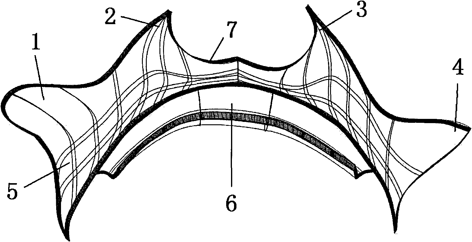 Maxillary bone repair stent and manufacturing method thereof